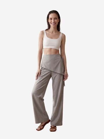 Wide leg Pantaloni di My fashion in grigio
