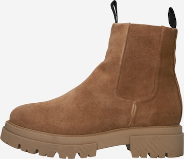 BLACKSTONE Chelsea boots 'Asta AL475' in Bruin: voorkant