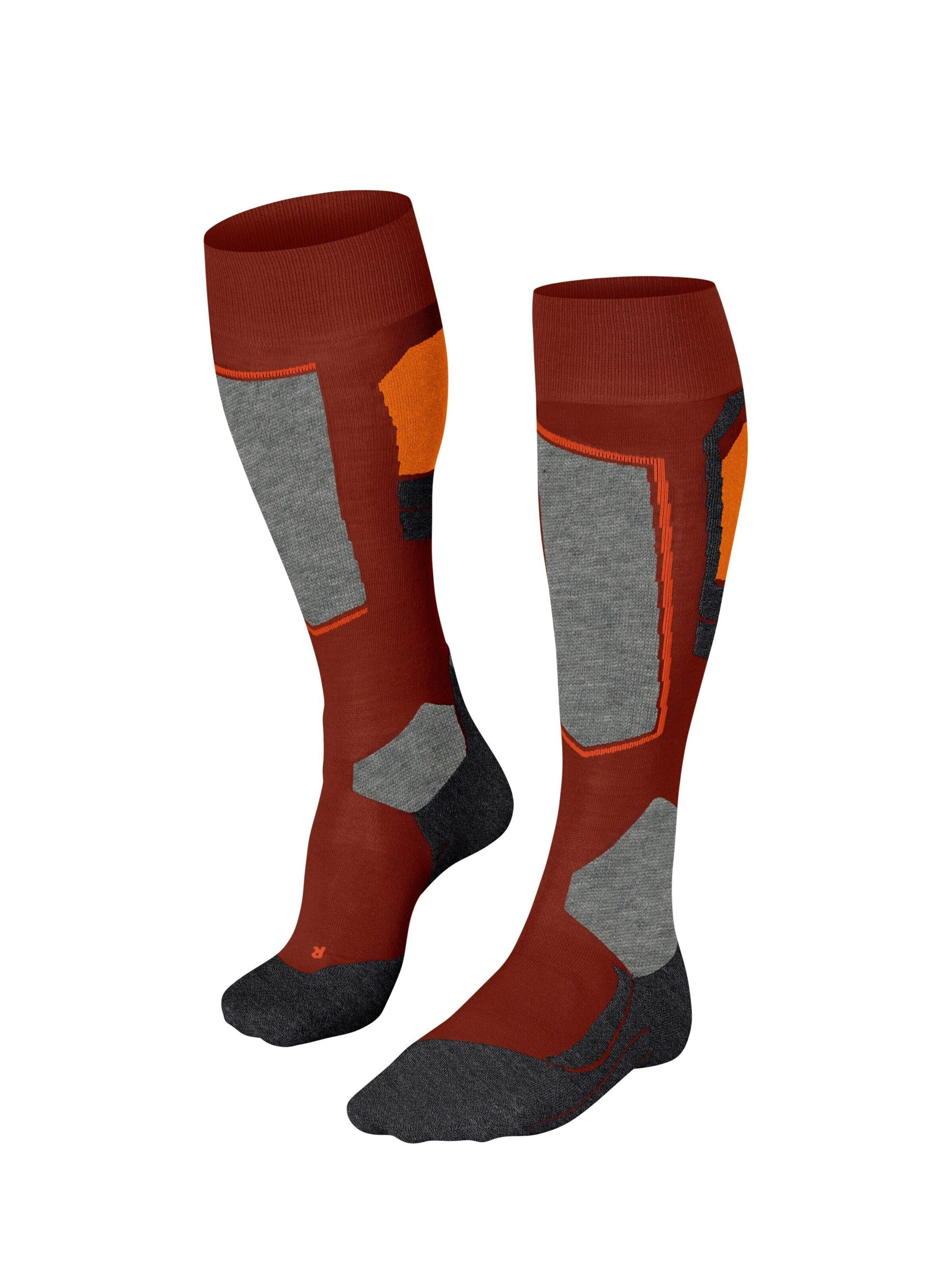 FALKE Athletic Socks 'SK4 Advanced' in Red: front