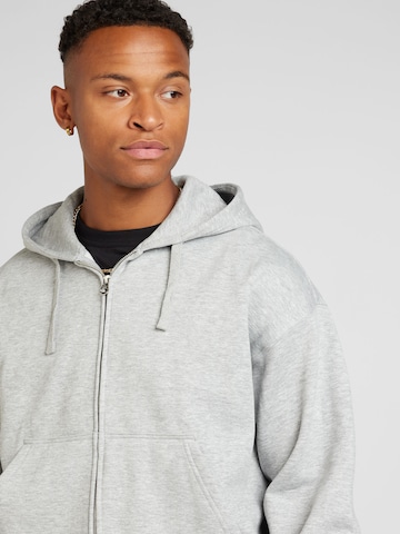 Giacca di felpa di WEEKDAY in grigio