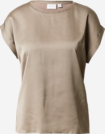 VILA Shirt 'ELLETTE' in Brown: front