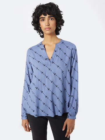 Camicia da donna 'Liram' di Kaffe in blu: frontale
