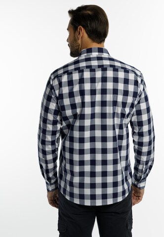 DreiMaster Klassik Regular fit Button Up Shirt in Blue