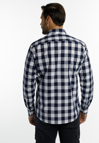 DreiMaster Klassik Regular fit Overhemd in Blauw