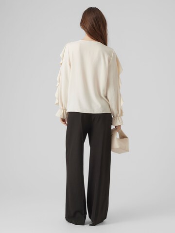 VERO MODA Blouse 'ALVA' in Beige