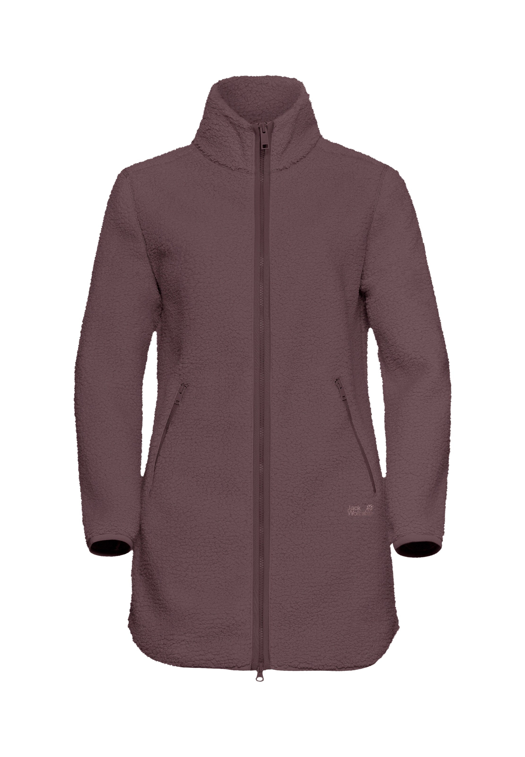JACK WOLFSKIN - Casaco de velo funcional em roxo: frente