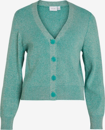 VILA Knit cardigan 'Ril' in Green: front