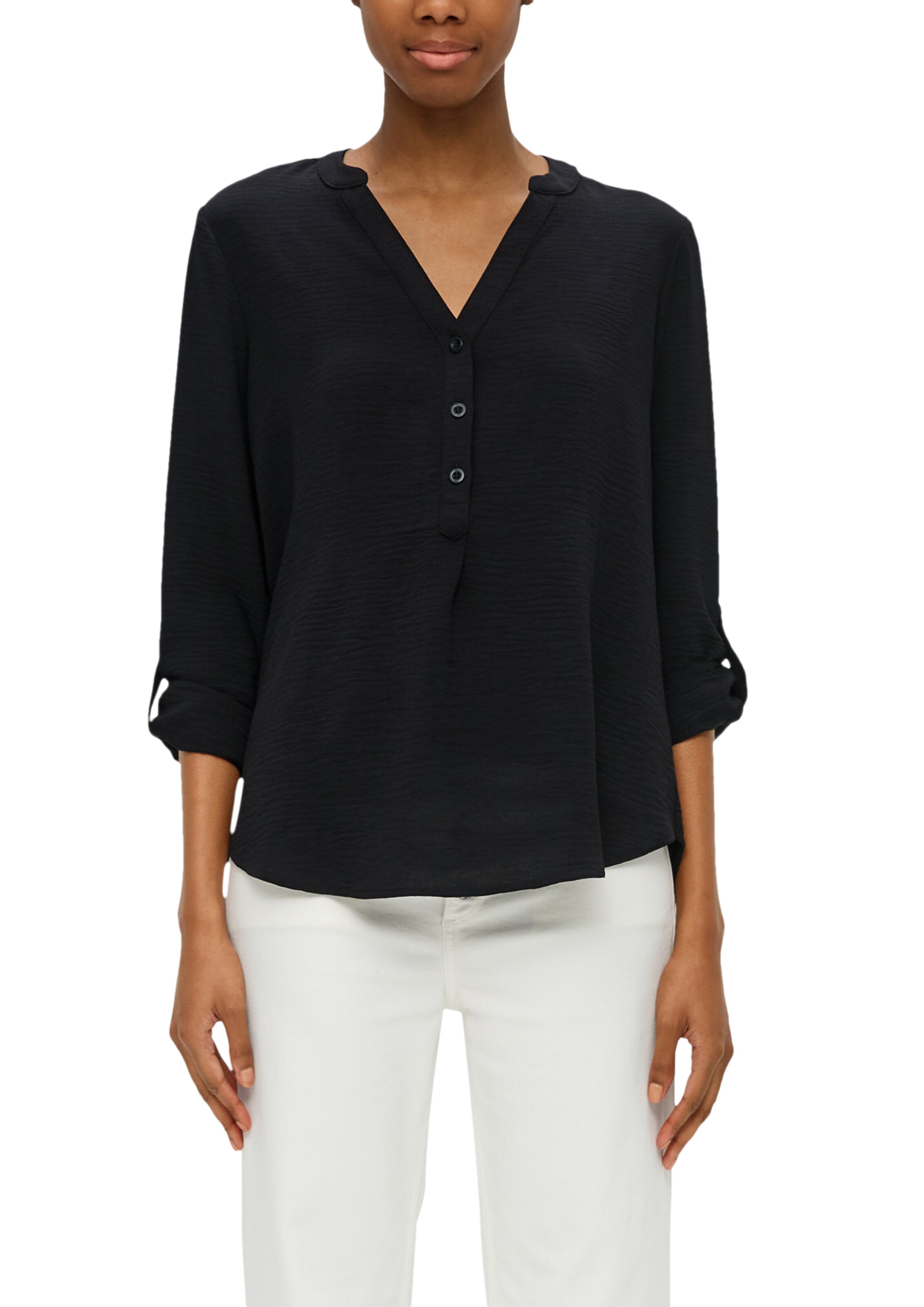 QS Блуза в черно: отпред