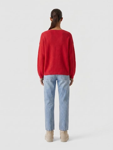Pull-over oversize 'Silja' americandreams en rouge
