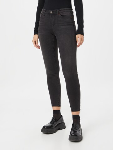 ONLY Skinny Jeans 'Wauw' in Zwart: voorkant