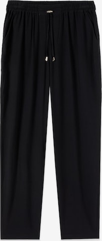 oltre Loosefit Hose in Schwarz: Vorderseite