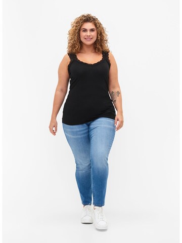 Zizzi Top in Schwarz