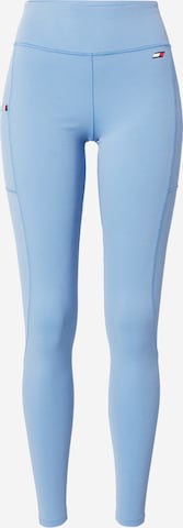 Tommy Hilfiger Sport Skinny Workout Pants in Blue: front