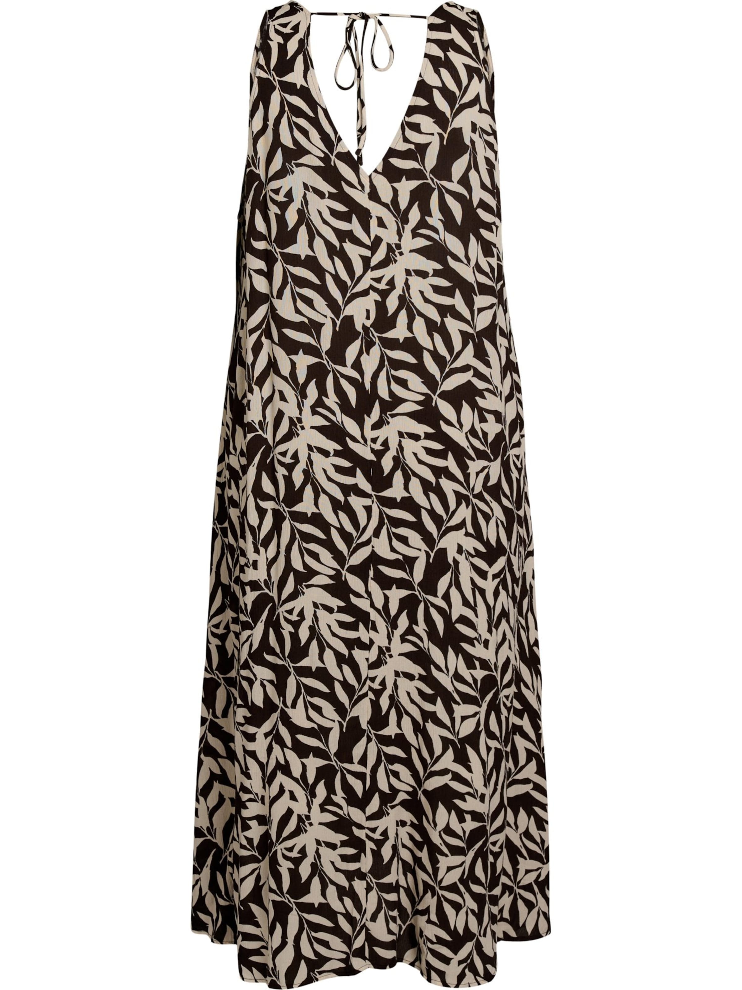 Swim by Zizzi Beach dress 'SLulu' in Brown: front