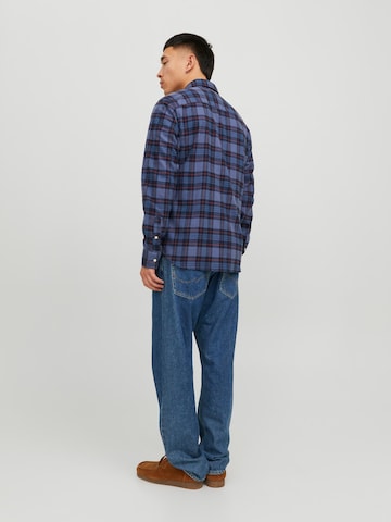 JACK & JONES Slim Fit Hemd 'Sheridan' in Blau