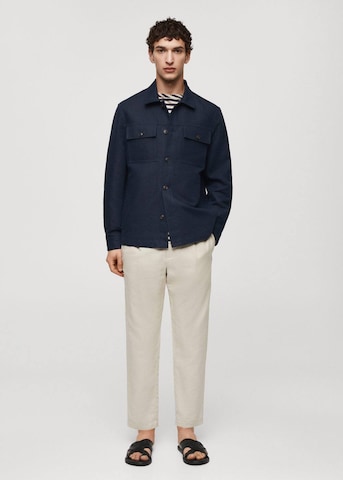 MANGO MAN Between-Season Jacket 'Lucas' in Blue