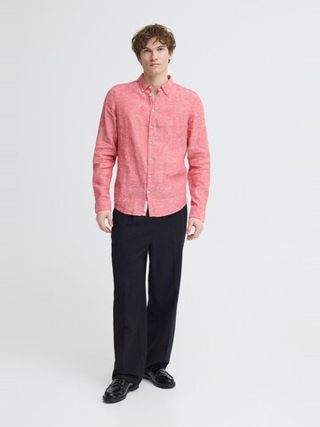 Casual Friday Regular fit Button Up Shirt ' CFAnton ' in Red