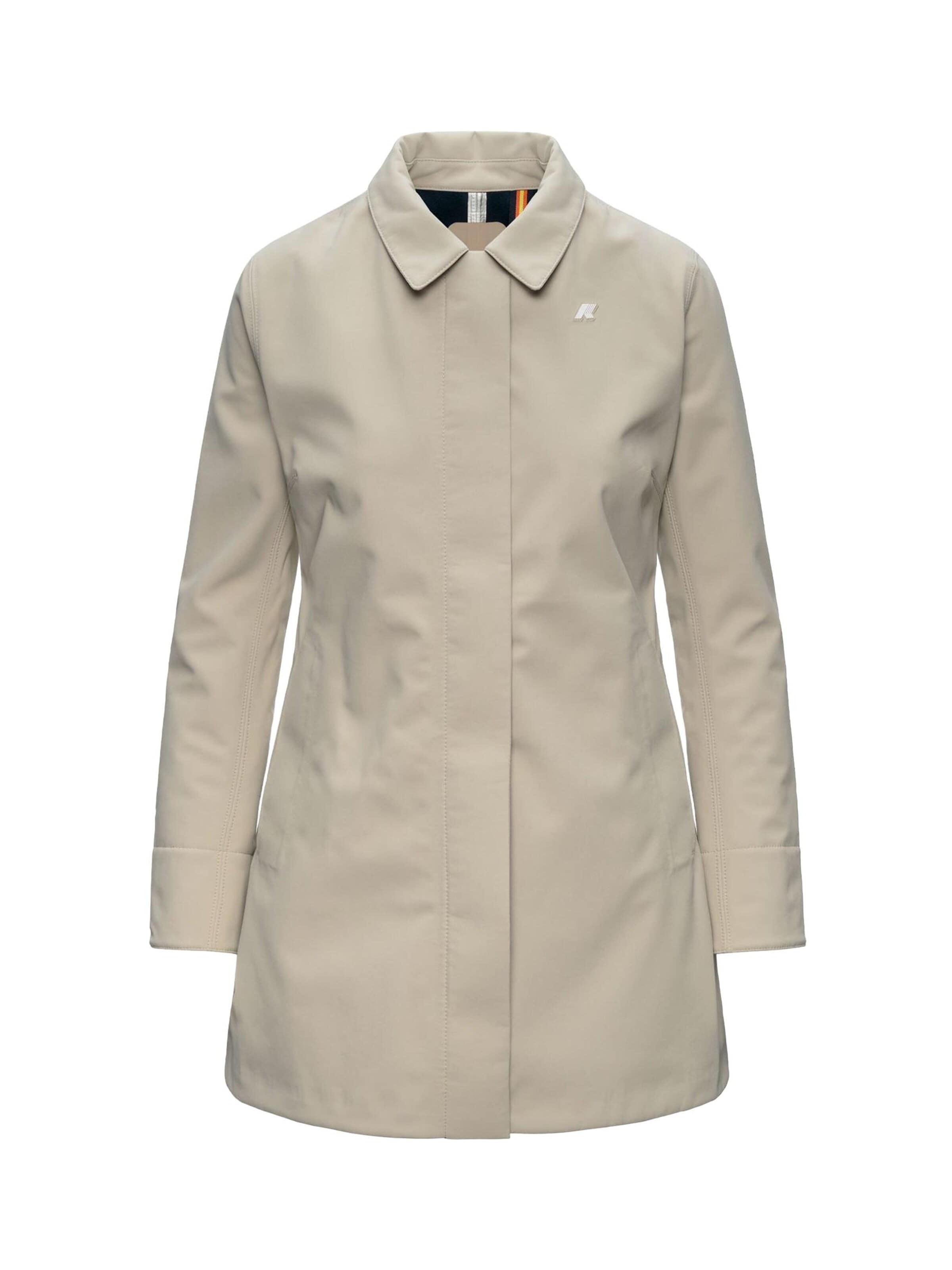 K-Way Winterjacke 'K-WAY MATHY BONDED GIUBBINO'‌‌‌‌ in Beige: Vorderseite