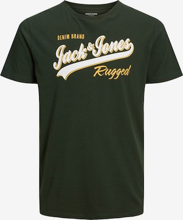 T-Shirt Jack & Jones Plus en vert : devant