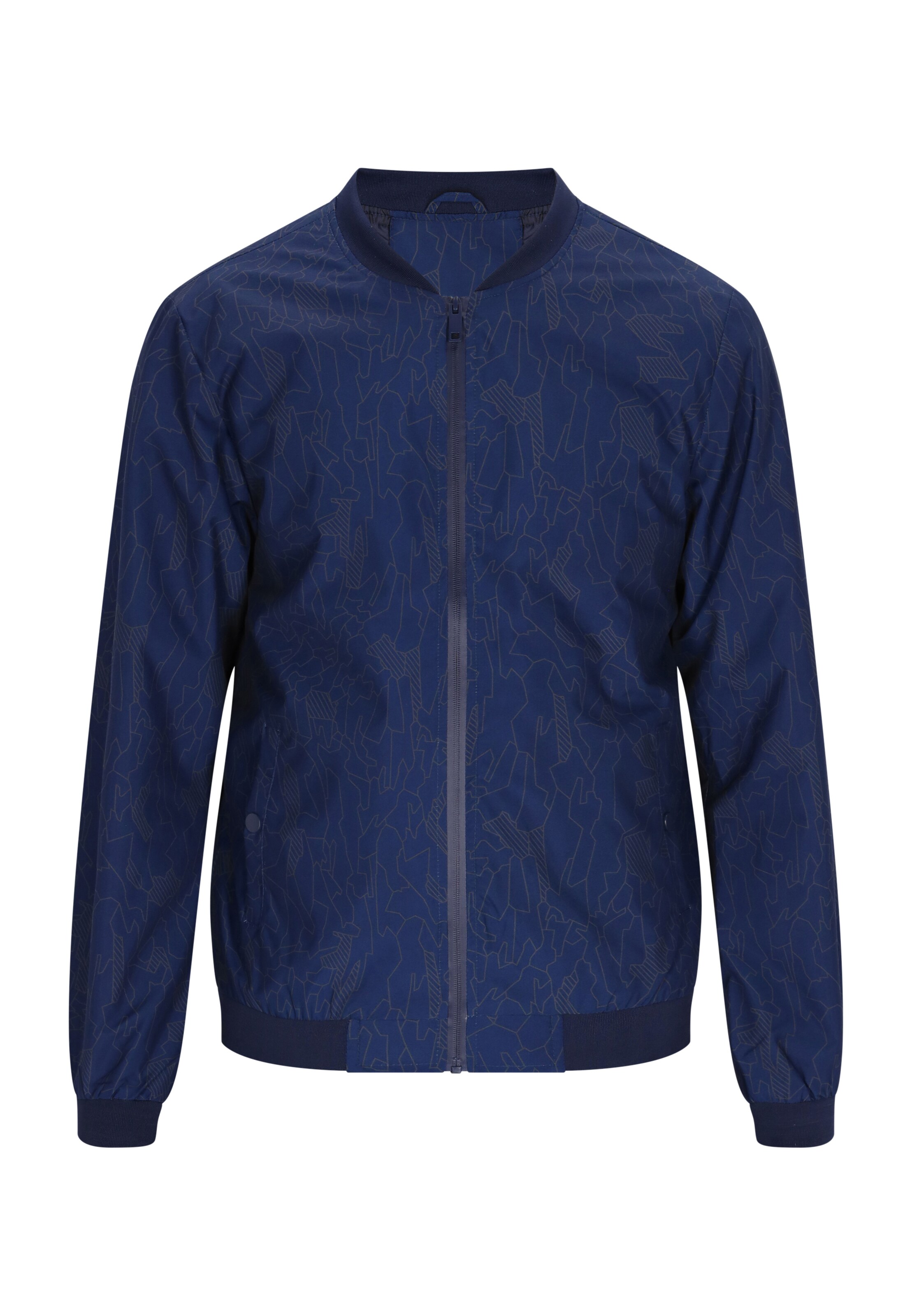 COSIMON - Casaco meia-estação em azul: frente