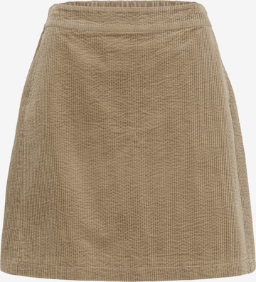 CULTURE - Falda 'CUMadelyn ' en beige: frente