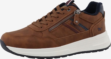 MUSTANG Sneaker 'Luciano' in Braun: Vorderseite
