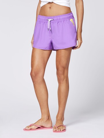 CHIEMSEE Regular Board Shorts in Purple