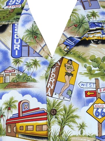 Pacific Legend Regular Fit Hemd 'Texas Arizona'‌‌‌‌ in Blau
