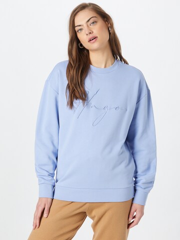 HUGO Sweatshirt 'Dakimara' in Blauw: voorkant