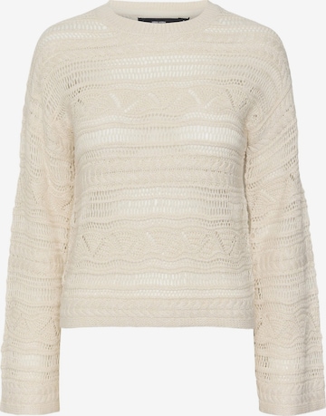 VERO MODA Sweater 'LAMAR' in Beige: front