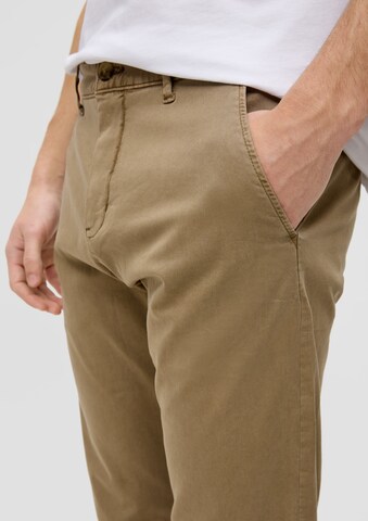 QS Slimfit Chino in Bruin