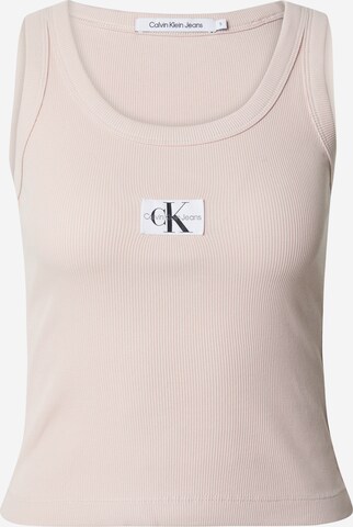 Calvin Klein Jeans Top in Beige: predná strana