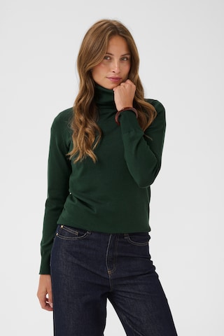 SAINT TROPEZ - Jersey 'Mila' en verde: frente