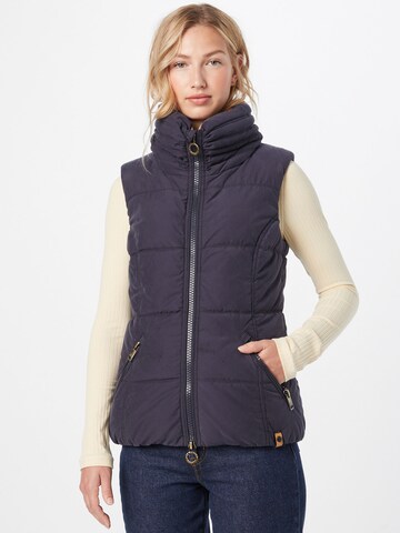 Fli Papigu Bodywarmer 'Immer Noch Reines Herz' in Blauw: voorkant