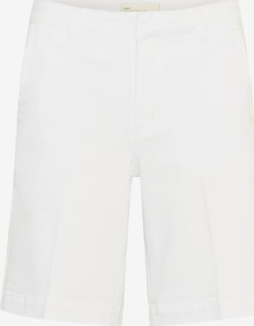 My Essential Wardrobe Bukser med fals i hvid: forside