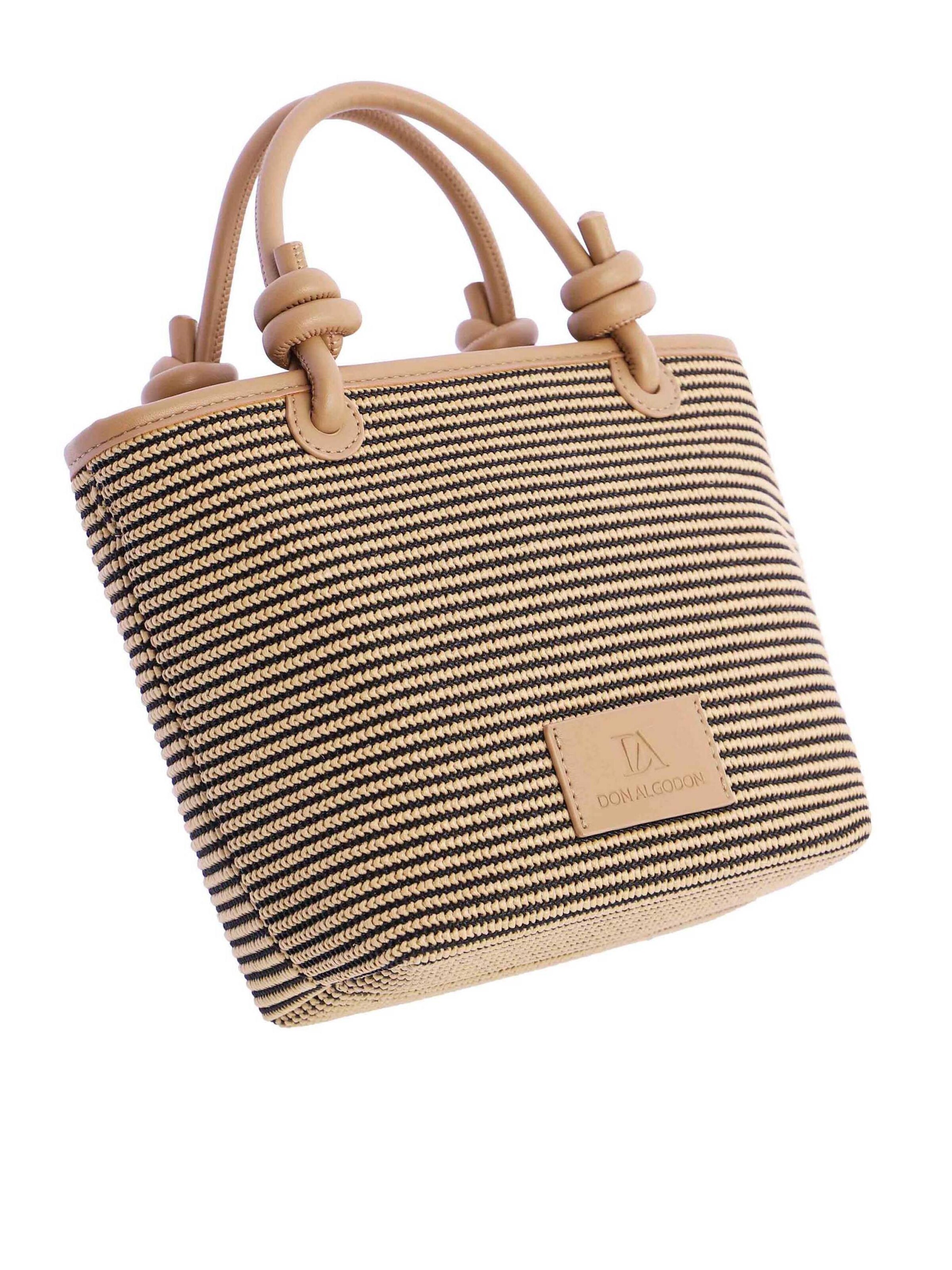 Don Algodon - Bolso de mano 'Lumina' en beige