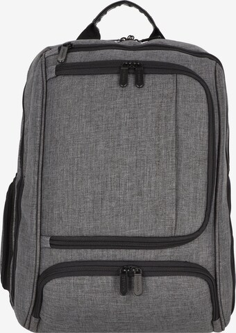 Dermata Backpack in Grey: front