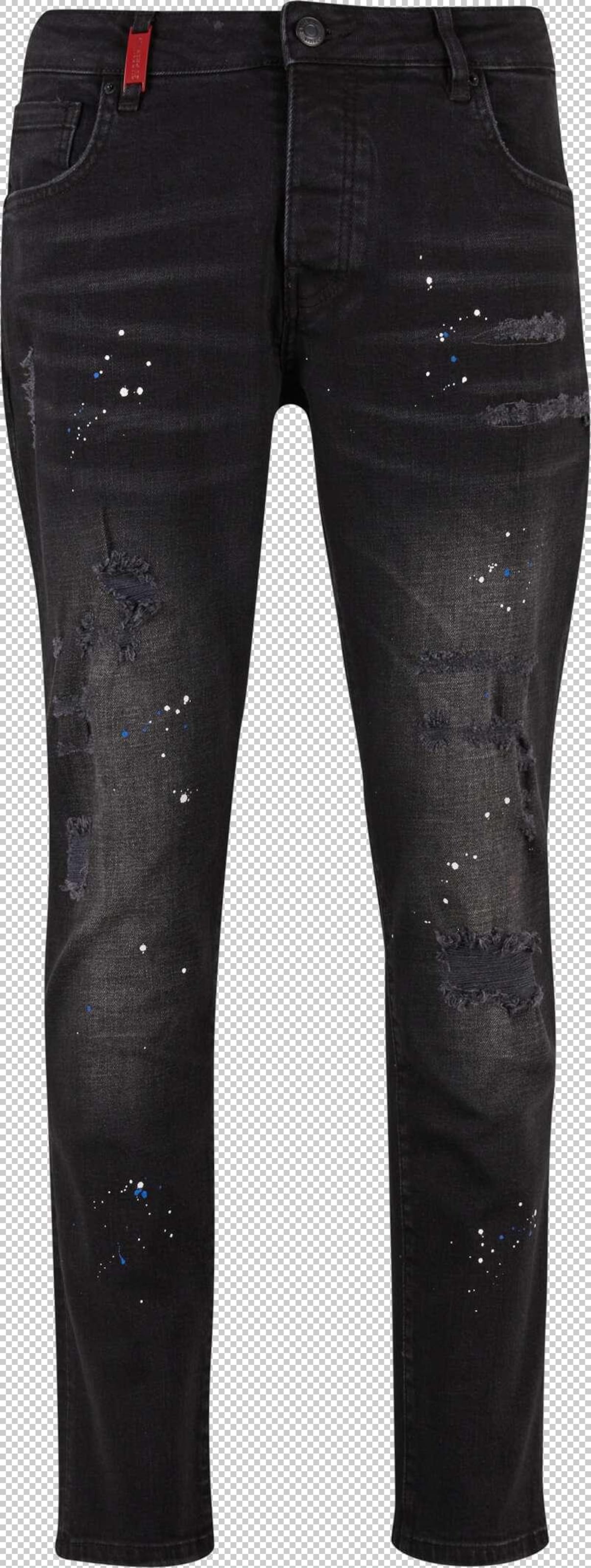 Slimfit Jeans 'Leonardo' di 2Y Premium in nero: frontale