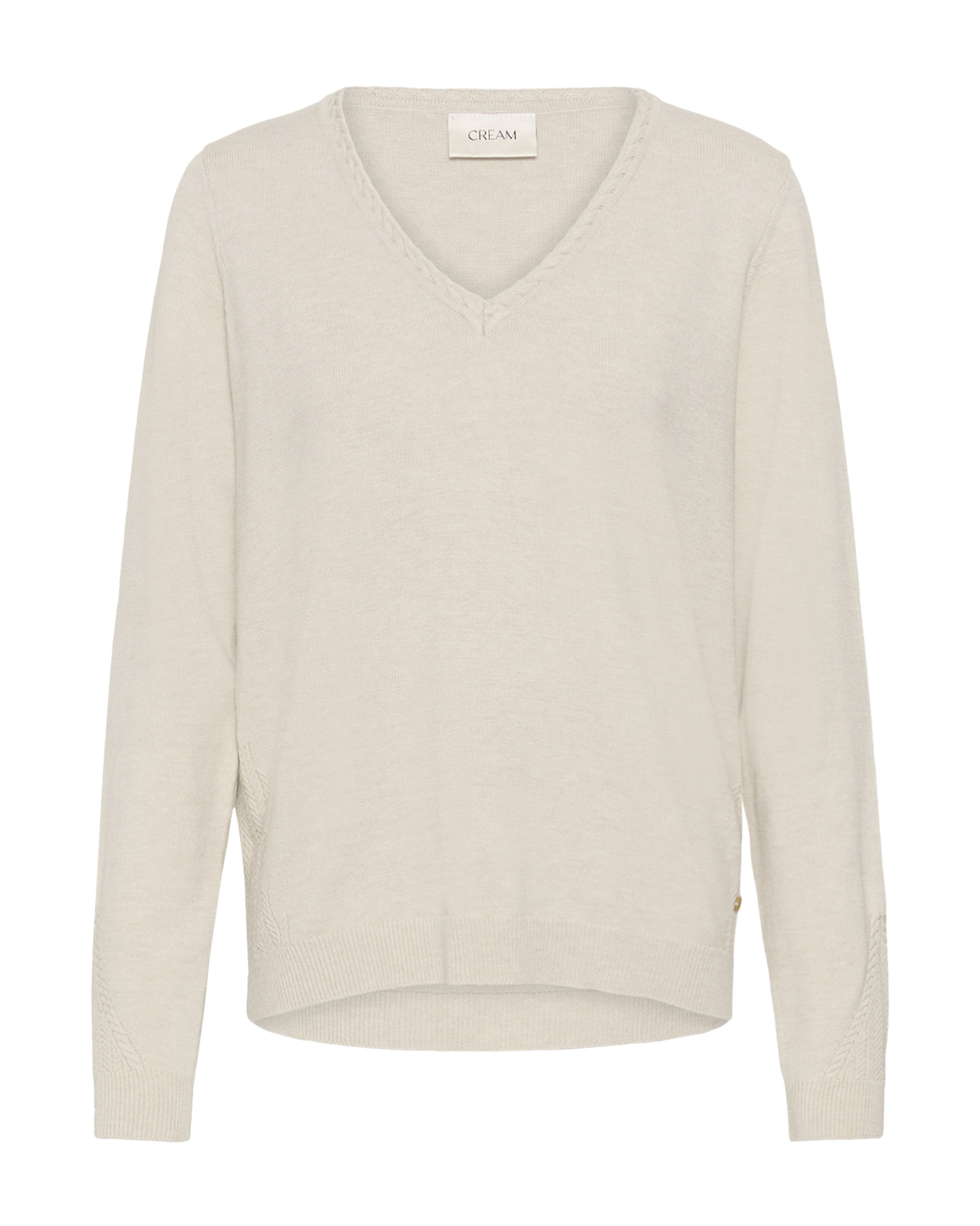 Pull-over Cream en beige : devant