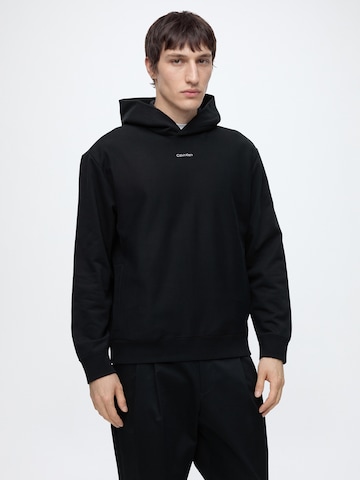 Calvin Klein - Sudadera en negro: frente