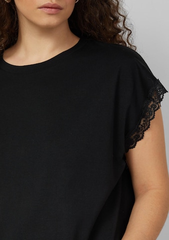 Sweat-shirt QS en noir