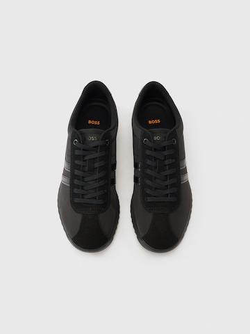 BOSS Низкие кроссовки 'Zayn' в Черный