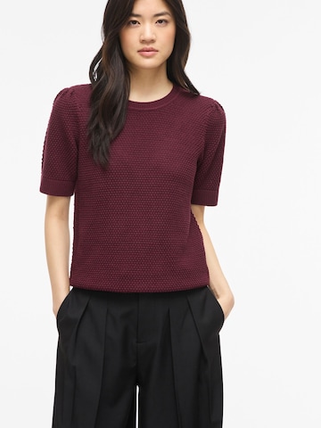 VILA Sweater 'VIDalo' in Red