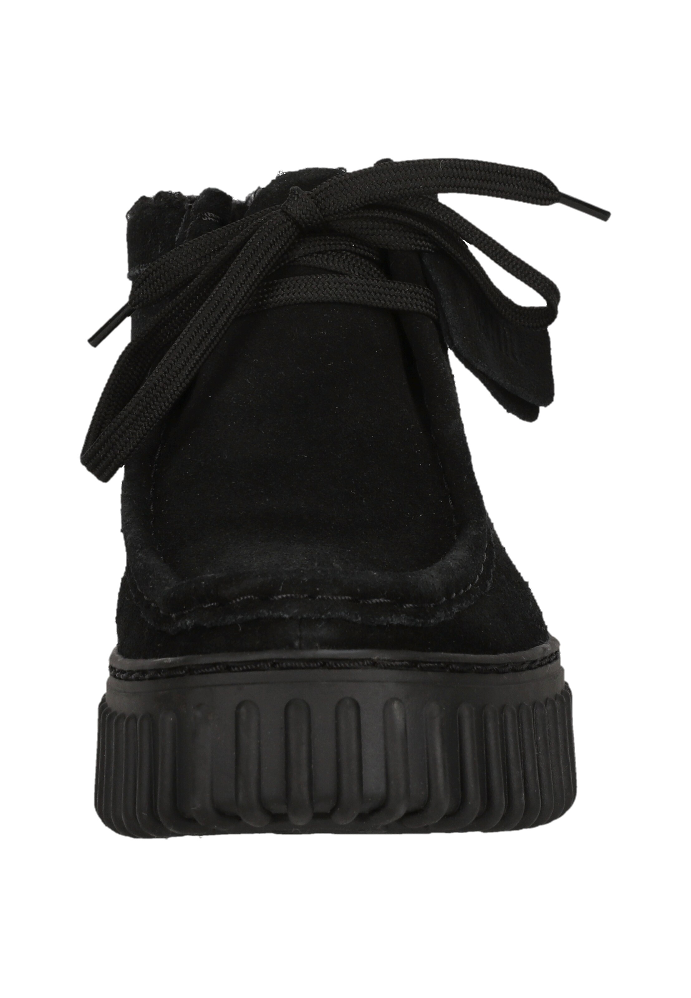 CLARKS Schnürschuh 'Torhill Moss' in Schwarz