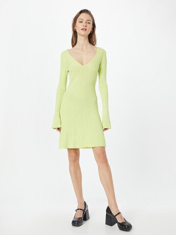 PATRIZIA PEPE Knitted dress in Yellow: front