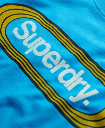 Superdry T-Shirt 'Trade Tab' in Blau