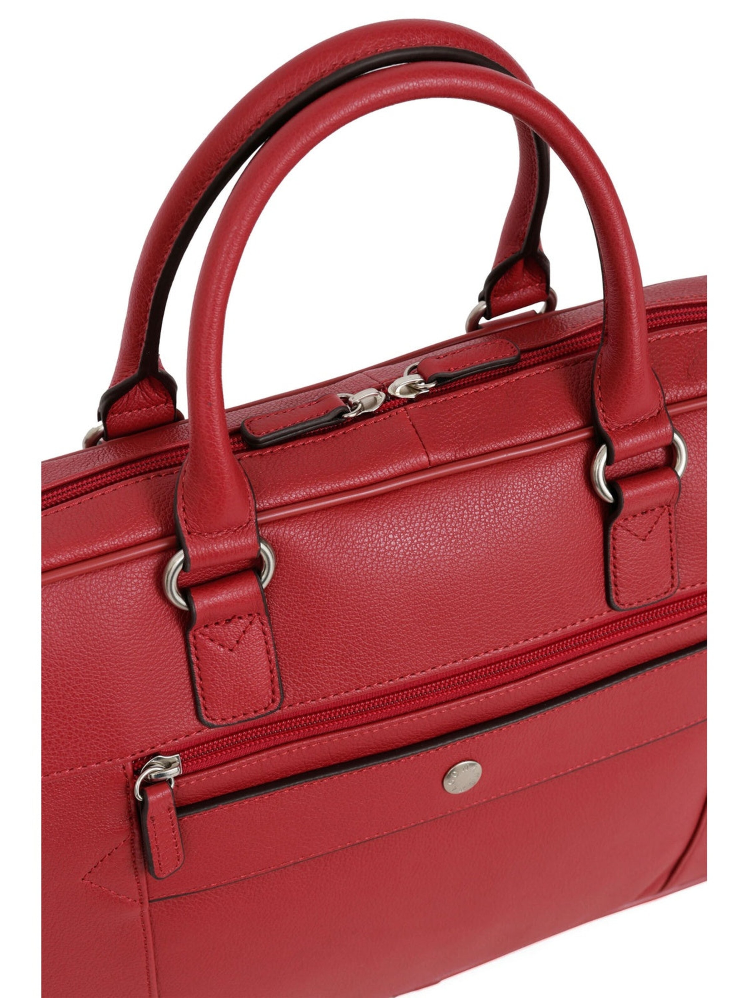 Borsa a mano 'Confort Business' di Hexagona in rosso