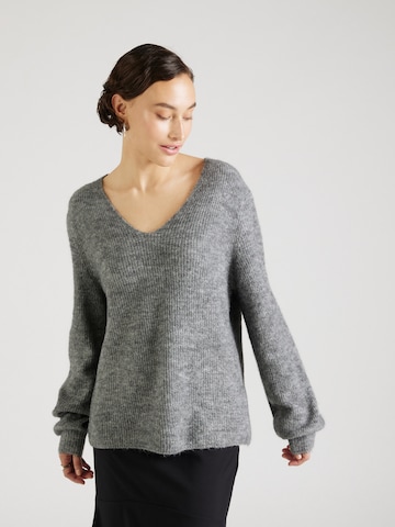 Pull-over 'MARTINE' b.young en gris : devant