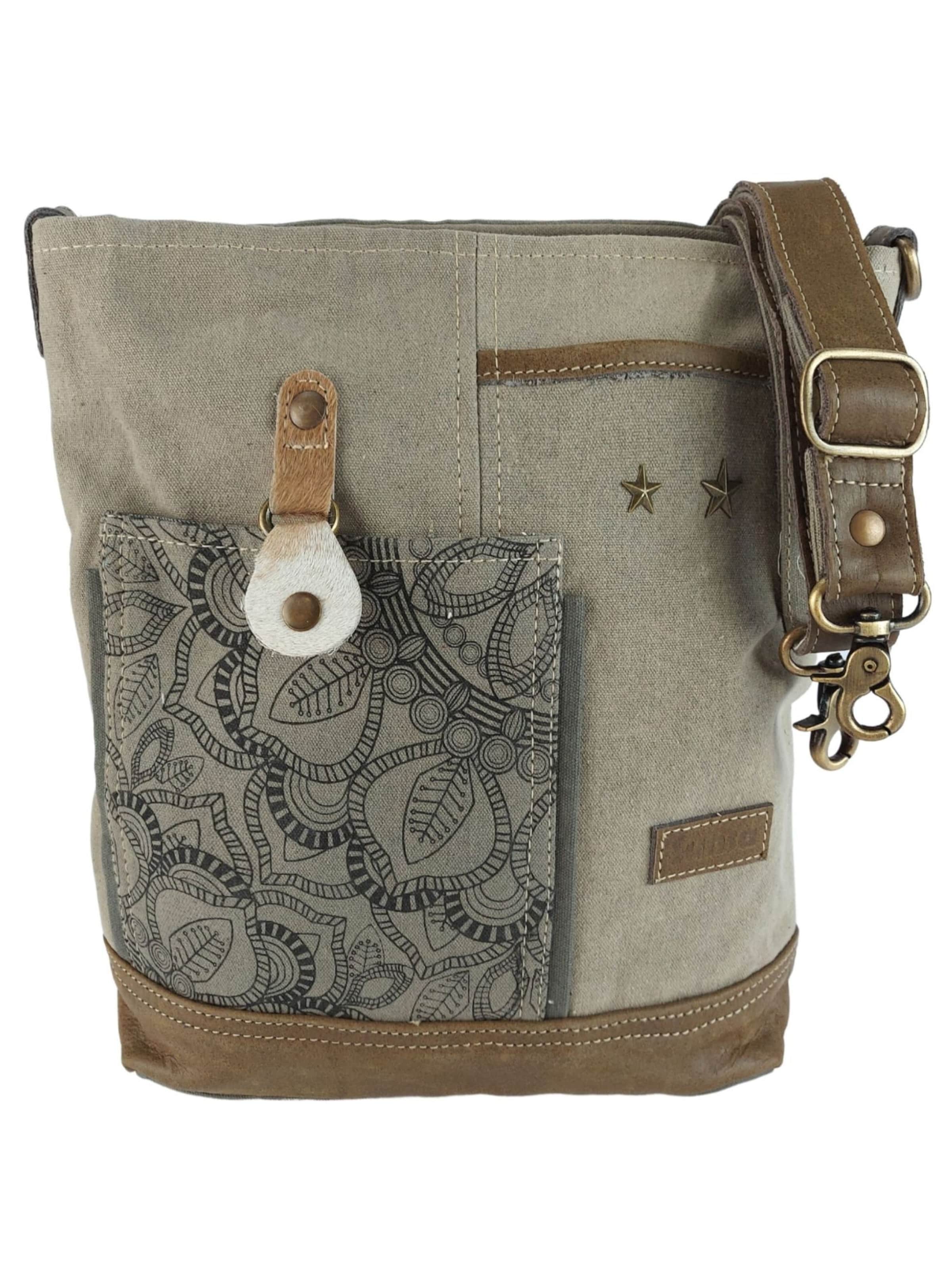 Sunsa Crossbody Bag 'Sunsa' in Grey: front