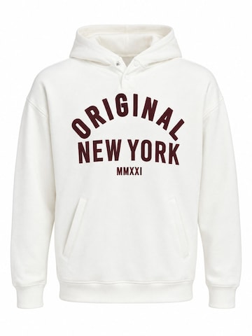 Sweat-shirt Grimelange en blanc : devant